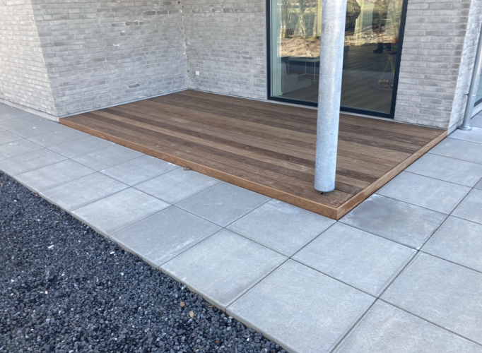 Træterrasse i Holstebro