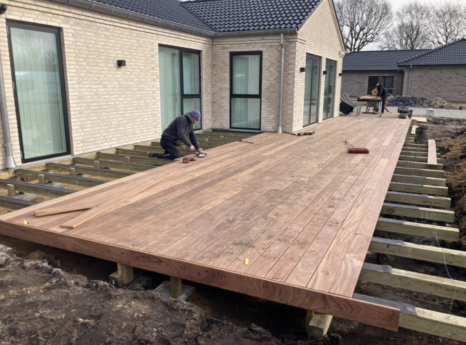 Træterrasse i Viborg