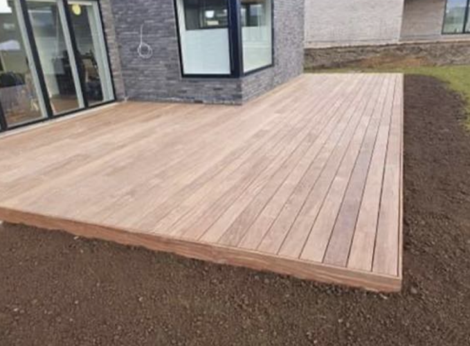 Træterrasse i Herning